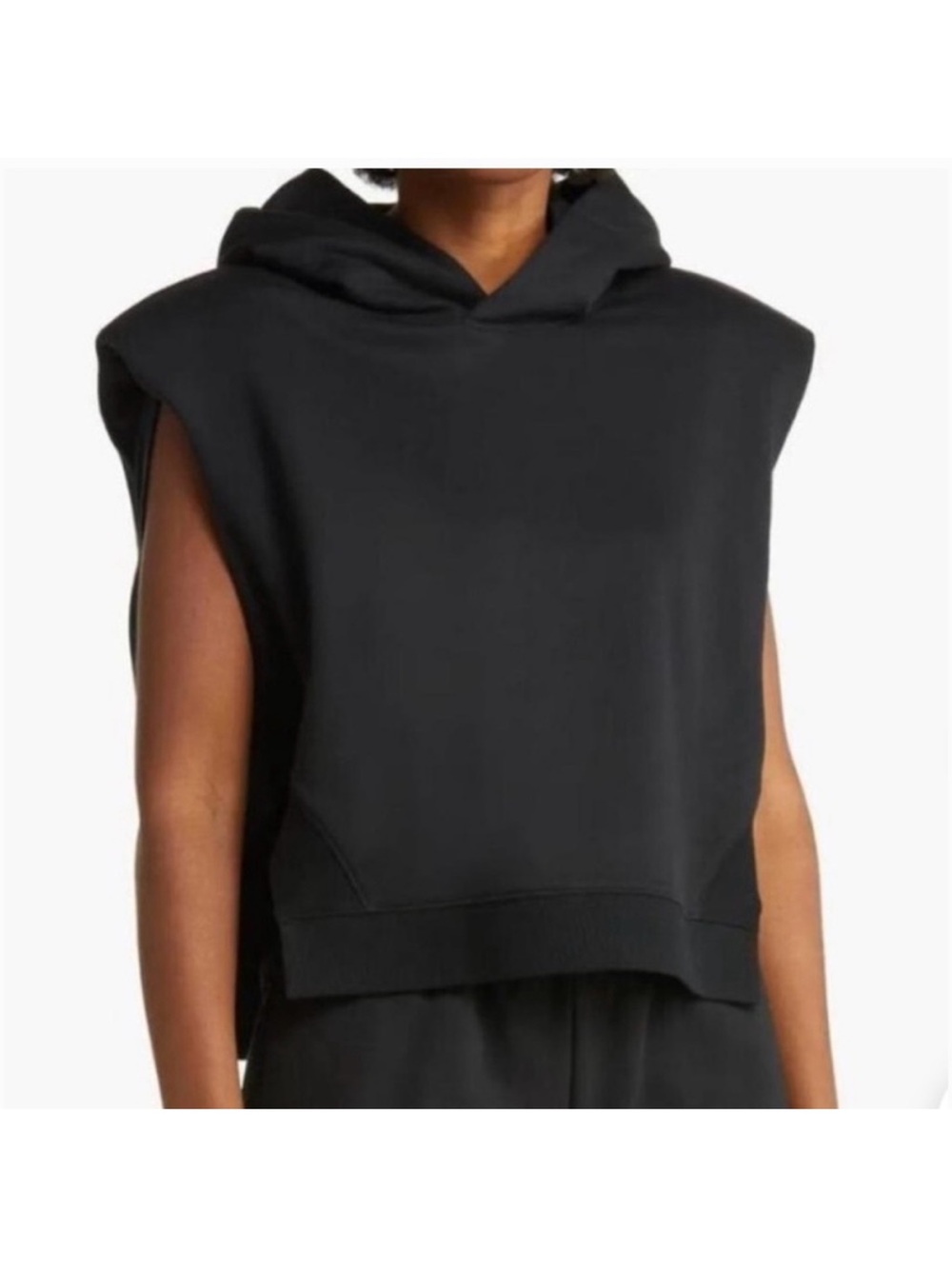 Alo Yoga Headliner Crop Sleeveless Hoodie